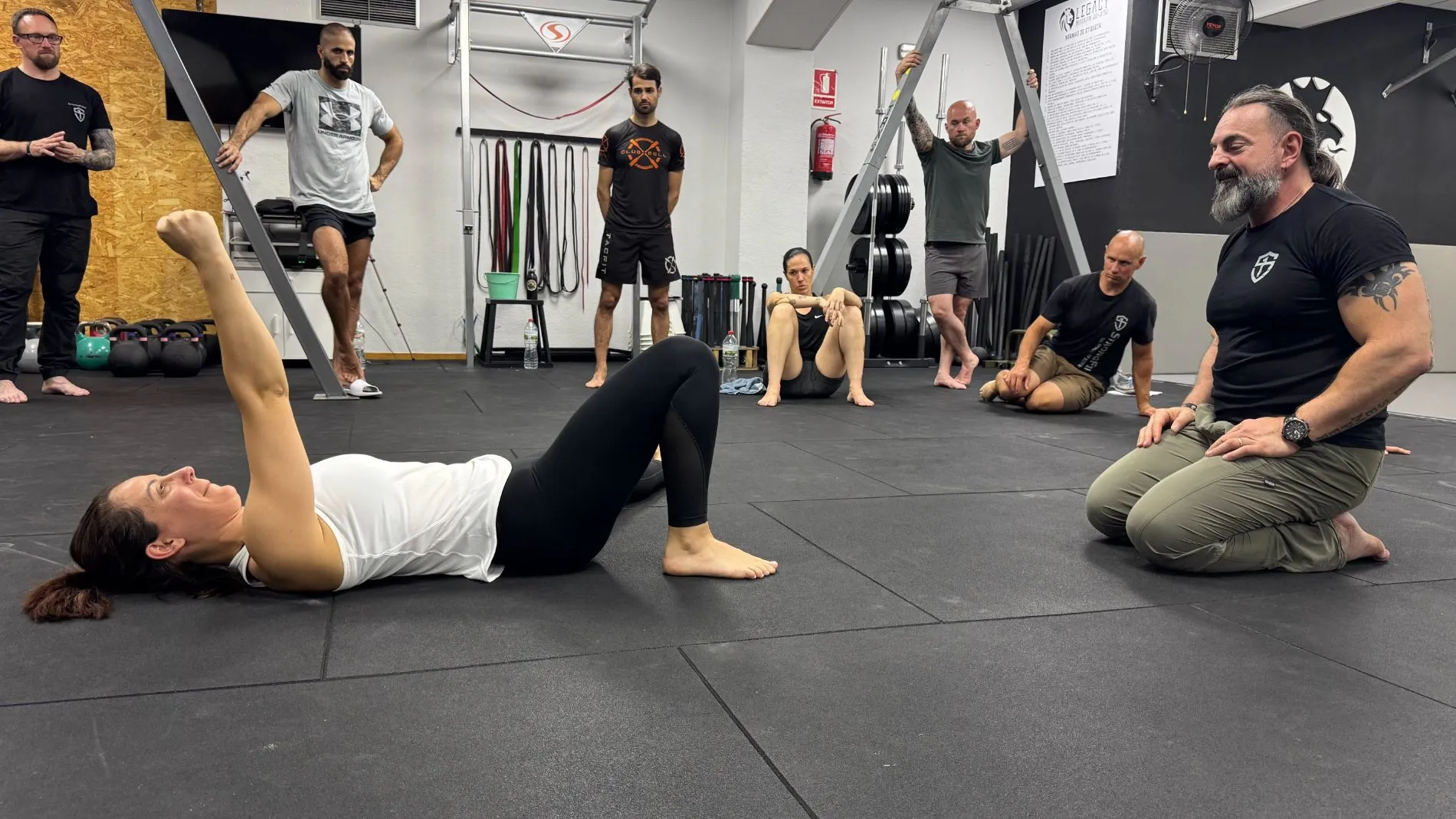 Clase en grupo en Ludus